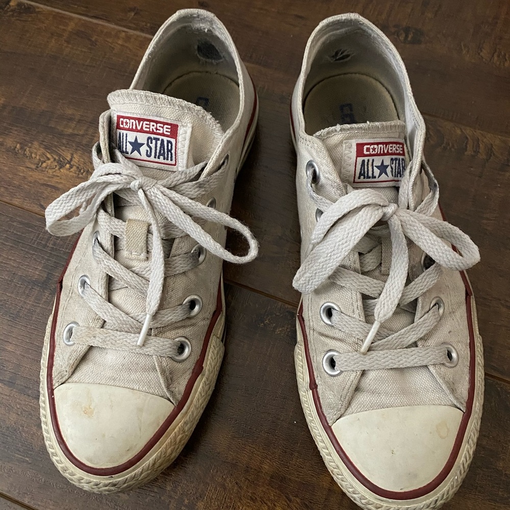 White Low Converse Sneakers